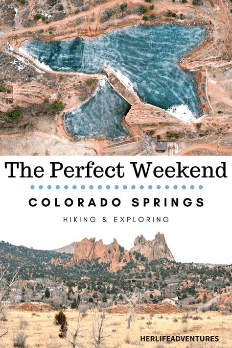 The Perfect Weekend in #Colorado Springs #weekend getaway itinerary covers where to stay, #hiking activities, hidden gems, and all the best stops for your #vacation in this beautiful #UStraveldestination via @herlifeadventures Los Angeles, Colorado Springs Hikes, Colorado Springs Vacation, Colorado Hikes, Usa Nature, Colorado Travel Guide, Montana Travel, Road Trip To Colorado, Visit Colorado