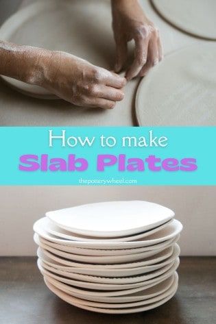 I love making slab plates. They are super easy and fun to make. I have three favorite ways to make slab plates, so I put together a guide on these 3 techniques. Functional Hand Built Pottery, Easy Ceramic Ideas For Beginners, Handbuilt Plates Pottery, Hand Building Pottery Plates, Rustic Pottery Plates, How To Hand Build Pottery, Hand Built Pottery Plate, Handbuilt Pottery Ideas Beginner, How To Make A Ceramic Plate