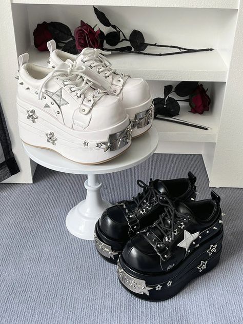 Shoes �– Page 2 – Heart of Doll Alt Shoes, Burning Passion, Punk Style Outfits, Mary Jane Platform Shoes, Fairycore Cottagecore, Coquette Dollette, Demonia Shoes, Shoes Outfit Fashion, Y2k Outfits