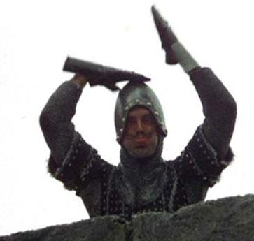 The French Taunter - John Cleese - Monty Python and the Holy Grail Monty Python, Funny Films, English Humor, Morning Memes, Medieval Fortress, Castle Scotland, Elderberry Syrup, Scotland Castles, Dirty Dancing