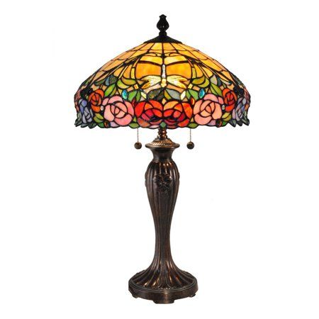 Tiffany Lamps, Rose Tiffany, Lamp Tattoo, Tiffany Table Lamps, Tiffany Style Lamp, Tiffany Lighting, Spring Blossoms, Lampe Decoration, Decoration Inspiration