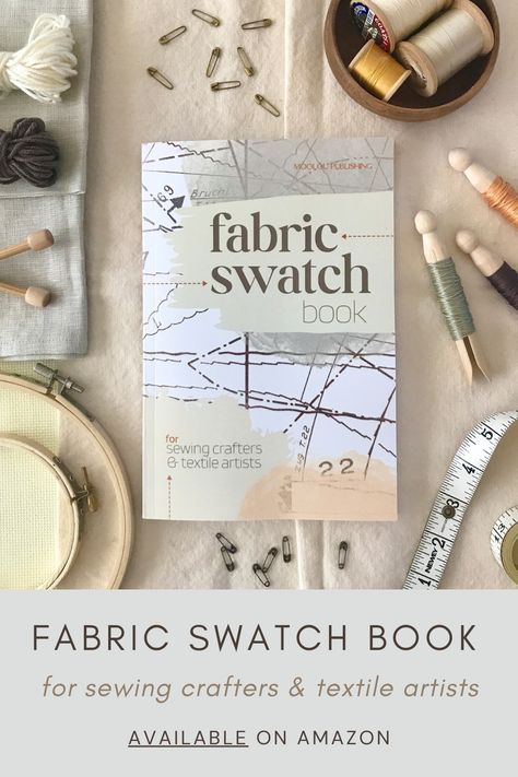 Copy of Fabric Swatch Book with a cream linen fabric background of threads, yarns and sewing fabrics & notions Collage Art, Fabric Swatch Book, E Textiles, Swatch Book, Creative Books, Fabric Swatch, Mixed Media Artists, Textile Artists, Fabric Swatches