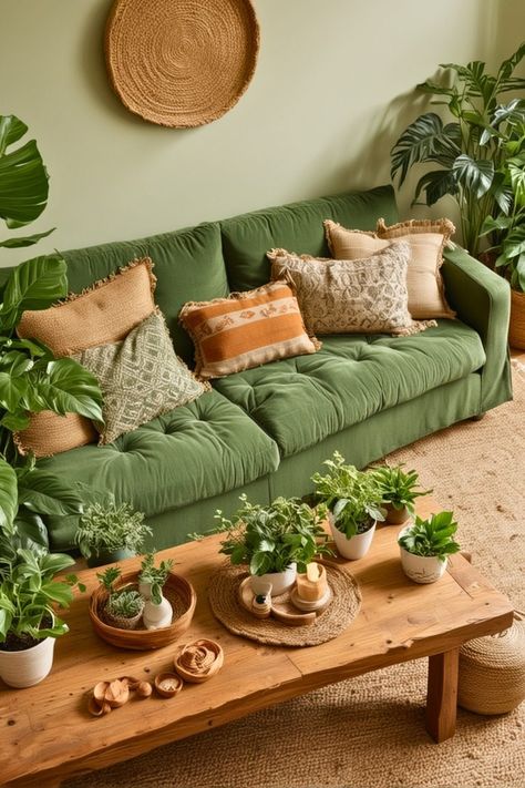 You’ll Love These 30 Green Couch Living Room Ideas – #5 Will Blow Your Mind – The Crafty Hacks