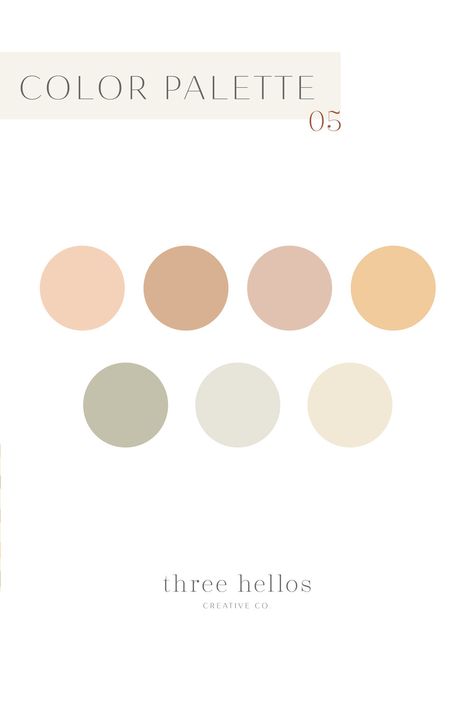 Color Palette Series - Palette 05 - Desert Sunrise.  Neutral boho color palette for interior decor, wedding inspiration, and branding design. Benjamin Moore First Light Color Palette, Neutrals Palette Color, Pale Colors Palette, Neutral Aesthetic Palette, Beige Pastel Color Palette, Neutral Pastel Aesthetic, Beige Aesthetic Palette, Branding Color Palette Neutral, Soft Summer Color Palette Wedding