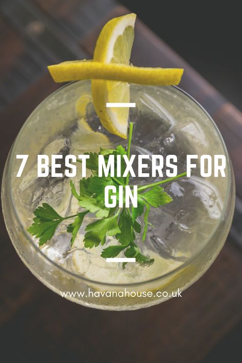 Gin Mixers Ideas, Dry Gin Cocktails, Dry Gin Recipes Drinks, Hendrix Gin Cocktails, Gin Mixed Drinks Recipes, Drinks Made With Gin, Gin Bar Ideas Parties, Gin Bar Ideas, Easy Gin Drinks