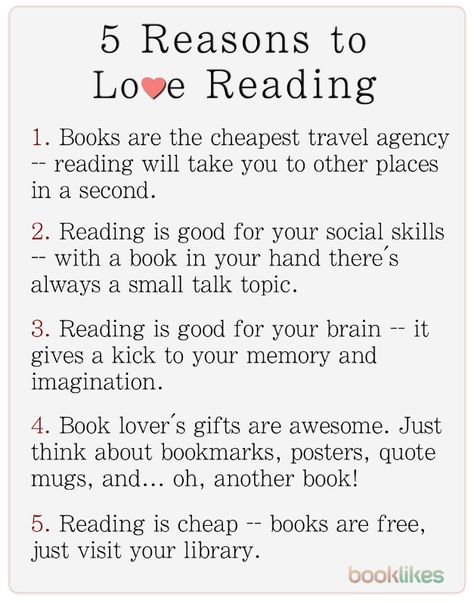 booklikes: “ 5 Reasons to Love Reading Books ” Reading Quotes, Small Talk Topics, Reasons To Read, Summer Books, Teaching Literacy, I Love Reading, Book Addict, Book Nooks, Book Fandoms