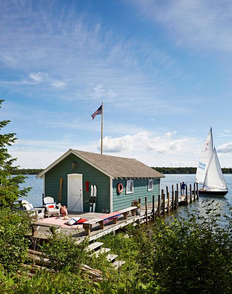 Michigan Cottage Buying Guide Nature, Vintage Wicker Chair, Michigan Cottage, Nantucket Cottage, Michigan Lake, Midwest Living, Cottage Renovation, Cottage Cabin, Michigan Travel