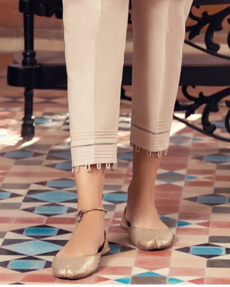 Trouser Designs on Instagram: “#latest_trouser_designs #justideas” Trousers Women Pakistani, Lawn Trouser Design, Trousers Designs Pakistani, Pent Trouser Designs, Trouser Designs Pakistani, Capri Designs, Trousers Designs, Plazo Pant, Trouser Pants Pattern