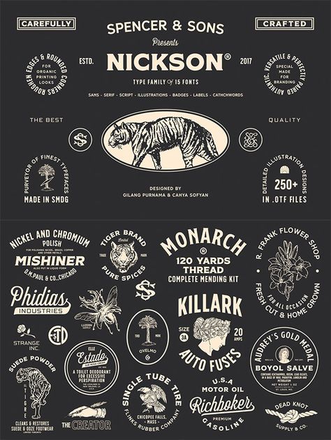 Retro Logos, Vintage Logos, Retro Logo Design Vintage Labels, Classy Logo, Retro Logo Design, Best Fonts, Desain Editorial, Vintage Logo Design, Typeface Design