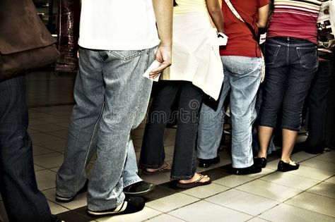 Standing in Line. People standing in line inside a mall , #sponsored, #People, #Line, #Standing, #mall, #line #ad People Standing In Line, Line People, Standing In Line, 90s Supermodels, About People, Straight Lines, Stock Photography Free, People Standing, People Photography
