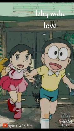 Doremon Nobita, Ishq Wala Love, Nobita Shizuka, Doremon Cartoon, Friendship Songs, Cartoon Songs, Whatsapp Videos, Romantic Love Song, Feeling Song