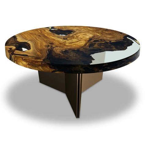 Arditi Collection Medea Pedestal Coffee Table | Wayfair Tv Unit, Handmade Furniture, Pedestal Coffee Table, Tv Units, Living Spaces Furniture, Coffee Table Wayfair, Metal Coffee Table, Wood Resin, Kiln Dried Wood