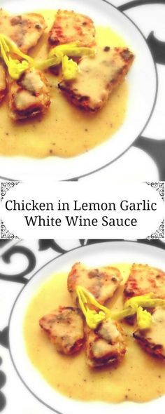 White Wine Sauce Chicken, Wine Sauce Chicken, Seafood Pasta White Wine, Chicken White Wine Sauce, Lemon Wine, Garlic White Wine Sauce, Chicken Wine, Sauce Chicken, White Wines