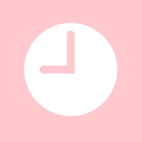 pink clock app icon for phone App Photos Icon Pink, Pink Cute Icons For Apps, Pink Apple App Icons, Pink Icon For Ios, All Apps Icon Pink, Aesthetic Pink Iphone App Icons, Pink Icon App Aesthetic, Iphone App Design Pink, Pink Icon For Apps