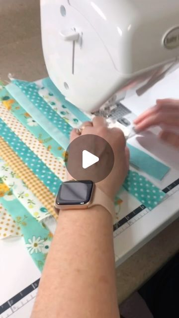 Patchwork, Scrap Strip Quilt Patterns, Sew As You Go Quilt Blocks, How To Use Scraps Of Fabric, Easy Sewing Projects Videos, How To Use Quilting Templates, Patchwork Projects Ideas, Fabric Scraps Projects, Sewing Scraps Projects