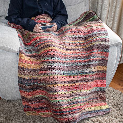 Stay warm with this easy Blooming Afghan crochet pattern - Sunflower Cottage Crochet Boho Blanket Crochet Pattern, Caron Cakes Afghan Patterns Crochet, Beginner Afghan Crochet Patterns, 2024 Crochet, Easy Crochet Blanket Pattern, Cottage Crochet, Crochet Throws, Sunflower Cottage, Blanket Stitches