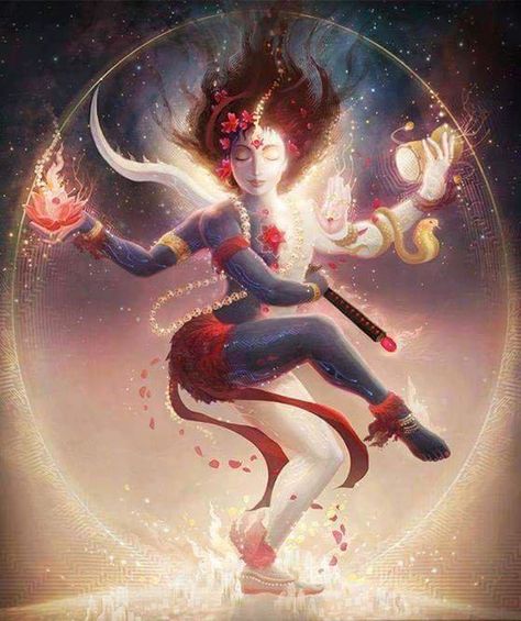 Shiva Shakti Dance Art Krishna, Arte Yoga, Vedic Art, Kali Goddess, Hinduism Art, Shiva Lord Wallpapers, Shiva Shakti, God Shiva, Shiva Art