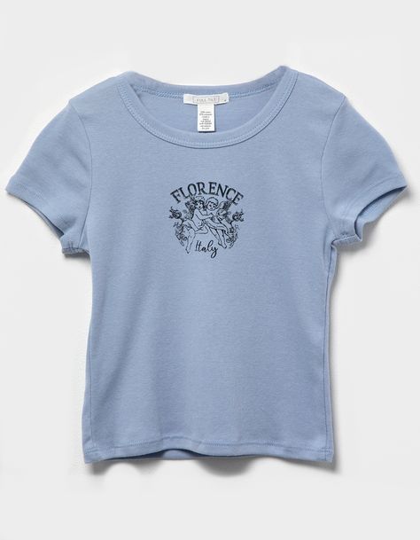 Baby Tee Graphic, Baby Tee Outfit, Italy Girl, Baby Tee Shirts, Flannel Sweatshirt, Baby Tees Y2k, Baby Graphic Tees, Baby Tees, Full Tilt