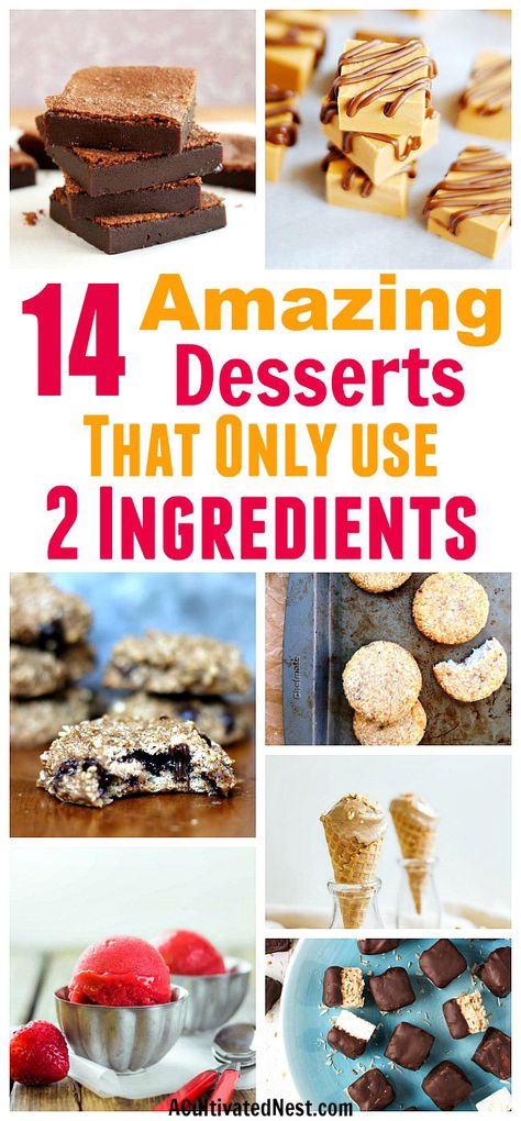 Two Ingredient Desserts, 2 Ingredient Desserts, Cheap Desserts, Desserts With Few Ingredients, 3 Ingredient Desserts, Fast Desserts, Deserts Easy, Quick Dessert Recipes, Oreo Dessert