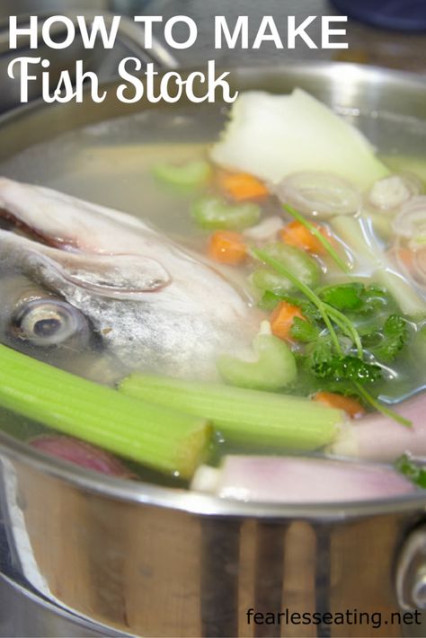 It's amazing so few people know how to make fish stock anymore. It is so easy! Learn how in this simple video demo. Fish Stock Recipe, Fish Head Soup, Seafood Soup Recipes, How To Make Fish, Stock Recipes, Simple Video, Fish Stock, Seafood Soup, Broth Recipes