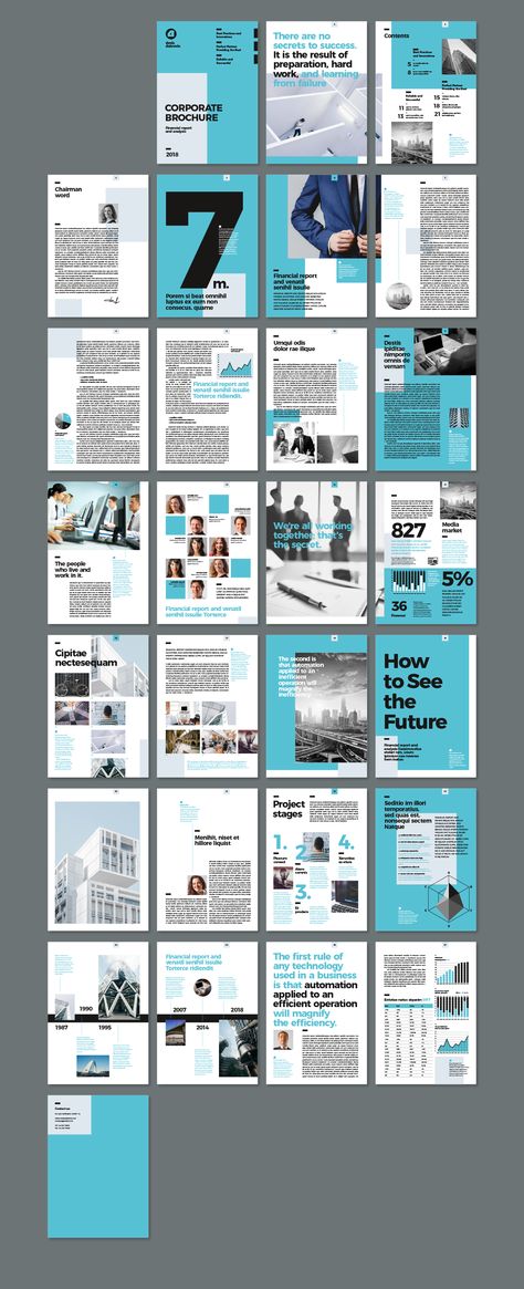 Bulletin Design, Portfolio Layout Design, Corporate Report, Design De Configuration, A4 Design, Layout Editorial, 보고서 디자인, Indesign Tutorials, Mises En Page Design Graphique