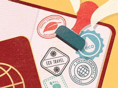 Travel Stamp Design, Travel Graphic Design Illustration, Travel Poster Graphic Design, Passport Graphic Design, Travel Illustration Design, Traveler Illustration, Traveling Illustration, Travel Graphic Design, Travel Graphics