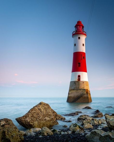 Picture of the Day: Beachy Head lighthouse | The Argus Beachy Head Lighthouse, Pictures Of Lighthouses, Lighthouse Drawing, Lighthouse Crafts, Beachy Head, Famous Lighthouses, Lighthouse Beach, Lighthouses Photography, Lighthouse Tattoo
