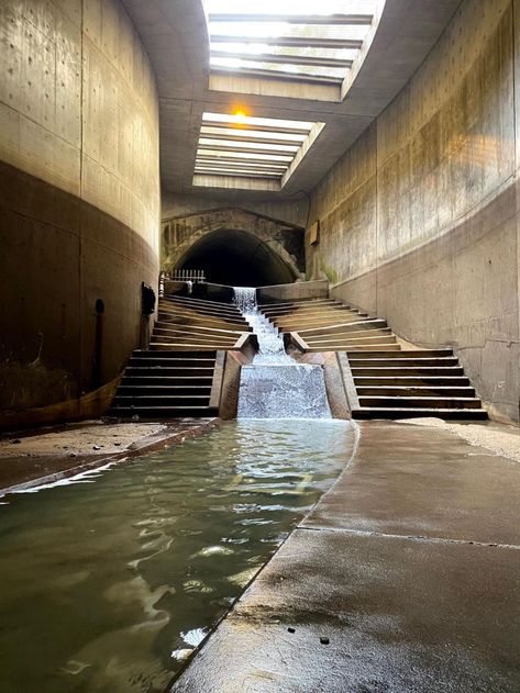 water, elden ring, step, architecture, bridge, abandoned, light, travel, old, street, indoors, fisheye, tunnel, city, empty Dark Magical Places, Minecraft Brutalist, Minecraft Sewer, Reclaimed Architecture, Afrofuturism Architecture, Warehouse Living, Sci Fi Architecture, Brutalism Architecture, Bg Design