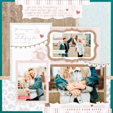 Amigurumi Patterns, Engagement Photo Scrapbook Pages, Scrapbook Engagement Layouts, Bridal Shower Scrapbook Pages, Bridal Scrapbook Ideas, Engagement Scrapbook Layouts, Engagement Scrapbook Ideas, Wedding Scrapbook Ideas Layout, Scrapbook Engagement