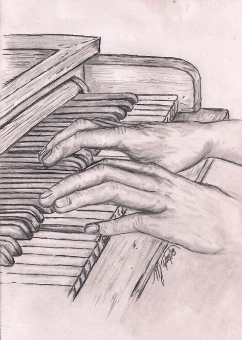 Drawing Piano, Music Art Drawing, Art Painting Tutorial, Drawing Bts, Music Sketch, Bts Drawing, Satisfying Art, Abstract Pencil Drawings, Piano Art