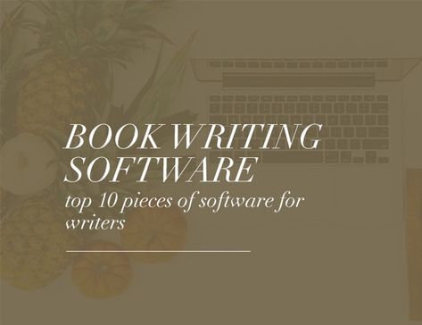 Book Writing Software: Top 10 Pieces of Software for Writers - The Write Practice Writers Advice, Writing Hacks, Creative Prompts, Communication Activities, Writers Help, Writing Software, Book Editing, Library Activities, Computer Tips