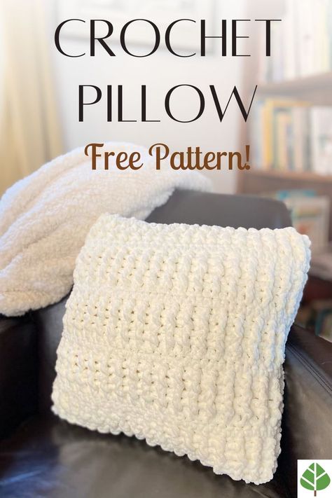 Free Crochet Pillow Pattern Amigurumi Patterns, Throw Pillow Cover Pattern, Classy Home Decor, Chunky Yarn Crochet, Mug Cover, Crochet Pillow Patterns Free, Crochet Granny Squares, Crochet Mug, Throw Pillow Pattern