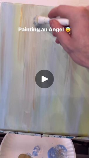 349K views · 2.1K reactions | Painting an angel 🎨😇 #angel #easypainting #tutorials #beginnerfriendly | Emily Seilhamer Art | Emily Seilhamer Art · Original audio Acrylic Angel Painting Easy, How To Paint An Angel Tutorial, How To Paint Angels, Angel Painting Easy, Angel Drawing Easy, Painting Angels, Angel Paintings, Acryl Painting, Art 101