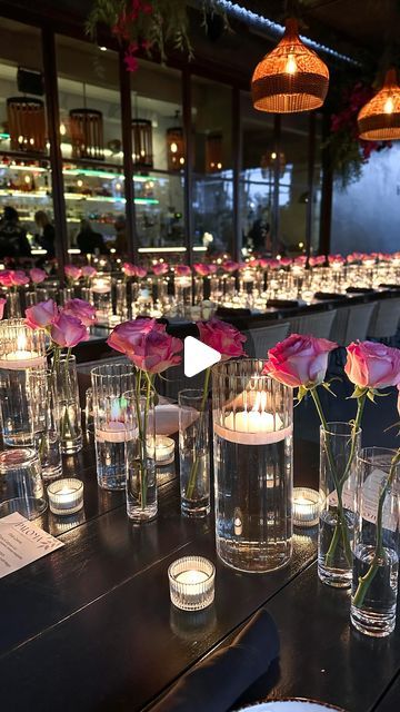 @detailed.dates on Instagram: "Made the night sparkle for the launch party of @whatmysissaid podcast with a dinner table setup of pretty pink roses and warm candlelight!✨🌹🕯️ 💖

Hosted by @nazaninkavari and @yasminkavari

Coordination • Design • Styling by Detailed Dates" Pink Roses, Dinner Table Setup, Table Setup, Launch Party, Pretty Pink, Dinner Table, Pretty In Pink, Dates, Podcast