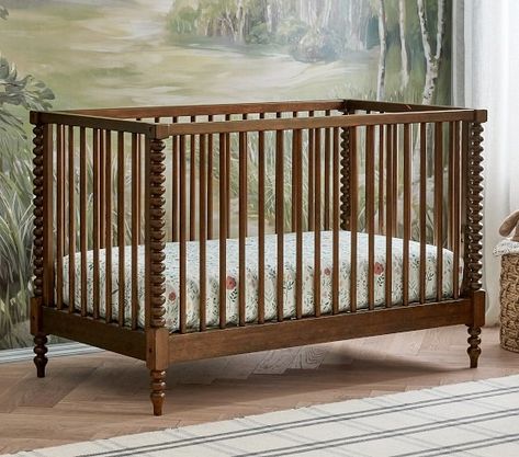 Convertible Cribs | Pottery Barn Kids Convertible Crib Plans, Lotr Nursery, Pottery Barn Crib, Antique Crib, Convertible Cribs, Vintage Girl Nursery, Wood Crib, Registry Ideas, Nursery Girl