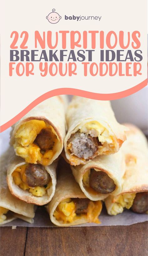 one of the easy breakfast ideas for your little picky eaters could be the taquitos! Check out for another 22 nutritious breakfast for your toddler! Repins if you found this useful! #childfriendlyrecipes Picky Breakfast For Kids, Meal Prep Breakfast Kids, Toddler Breakfast Ideas Make Ahead, Snack Ideas Toddlers, Food On The Go Ideas, Toddler Make Ahead Breakfast, Toddler Meal Prep Breakfast, Meal Prep Kids Breakfast, Toddler Easy Breakfast Ideas