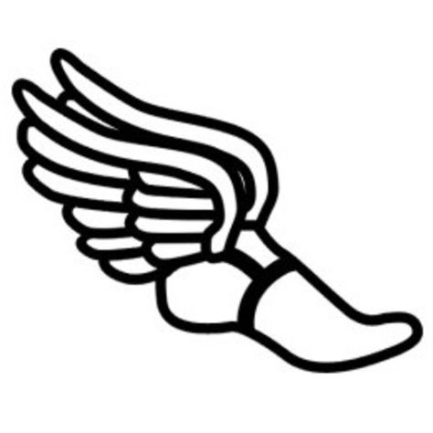 Track Shoe with Wings Clip Art Xc Shirts, Track Tattoo, Running Shoes Tattoo, Running Tattoos, Track Svg, Long Distance Running Shoes, Runner Tattoo, Shoes Clipart, Trail Running Gear