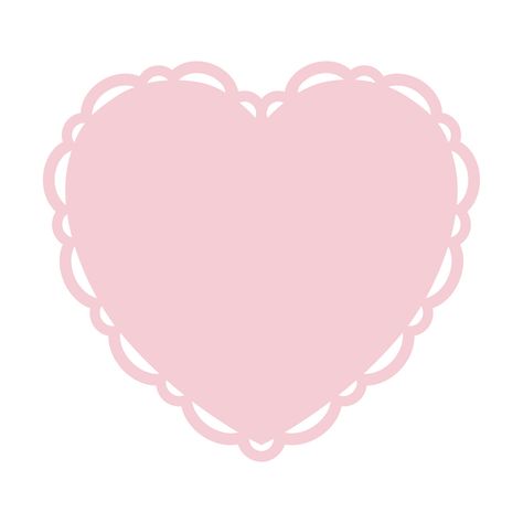 Unique Party! Lace Heart Shaped Elegant Valentine Paper Placemats, 8 ct Heart Shaped Paper, Valentine Paper, Soft Pink Theme, Canvas Learning, Paper Placemats, Heart Outline, Heart Template, Illustration Quotes, Heart Drawing