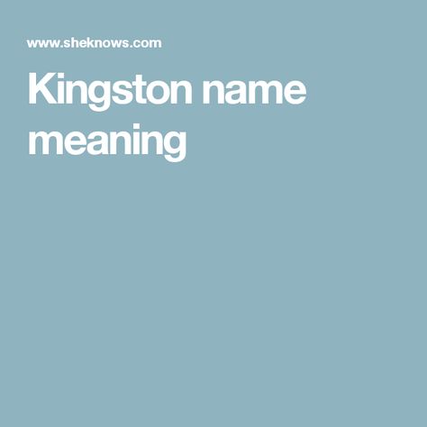 Kingston name meaning Baby Names, Margaret Name, Baby Hunter, Name Meaning, Baby Prep, Names With Meaning, The Meaning, Meant To Be