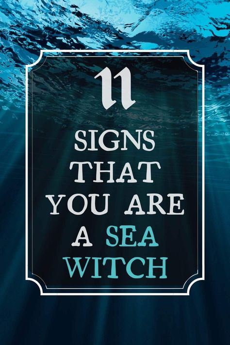 ☽〇��☾ Sea Witchcraft, Types Of Witches, Water Spells, Witchcraft 101, Magical Water, The Sea Witch, Witch Spells, Books Inspiration, Witch Crafts