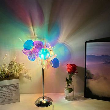 Colorful Aurora Lamp Aurora Lamp, Projection Lamp, Nightstand Lamp, Lamp For Bedroom, Night Lamp, Light Table, Guest Room, Diy Gift, Color Change