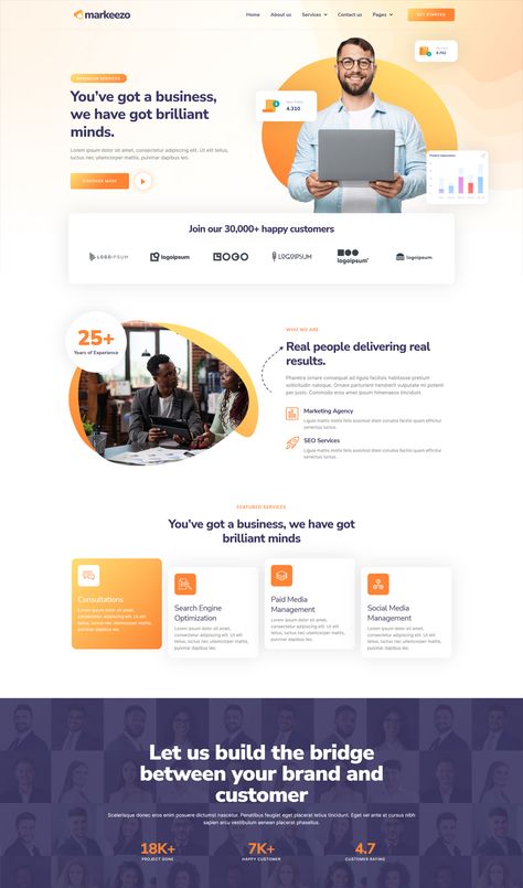 SEO & Digital Marketing Agency Elementor Template Kit Logotype Technology, Jewellery Expensive, Agency Website Inspiration, Education Creative, Study University, Marketing Agency Website, Icon Book, Consulting Branding, Technology Illustration