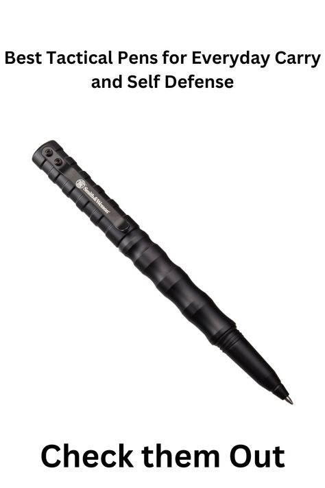 Tactical Pens for Self-Defense and Everyday Carry. These sleek and versatile tools are not only reliable writing instruments but also powerful self-defense aids. With features like glass breakers and sturdy construction, they're perfect for emergencies and daily use. Stay prepared and confident with the best tactical pens by your side. #TacticalPens #SelfDefense #EverydayCarry" Tactical Pen Everyday Carry, Tactical Pens, Police Tactical, Smith N Wesson, Tactical Pen, Glass Breaker, Military Police, Writing Instruments, Everyday Carry