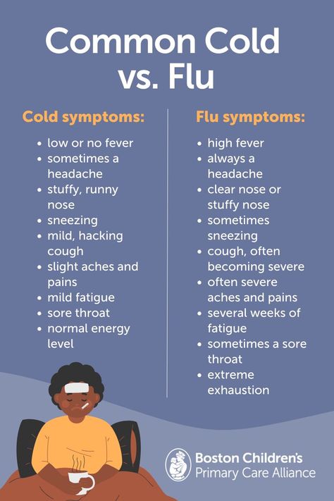 What makes a cold different from the flu? Review these symptoms to know how to tell the difference. Common Cold Symptoms, Baby Remedies, Family Resources, Cold Symptoms, High Fever, Stuffy Nose, Common Cold, Sore Throat, Primary Care