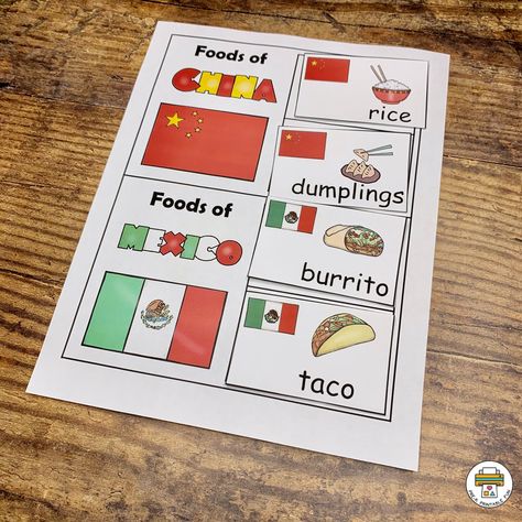 Multicultural Activity Pack - Pre-K Printable Fun Around The World Math Activities Preschool, Food Around The World Preschool, Multicultural Preschool Activities, Around The World Lesson Plans Preschool, Flag Activity For Preschool, Celebrations Around The World Preschool, Cultural Activities For Preschool, Culture Preschool Activities, Food Around The World For Kids