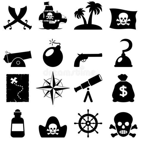 Pirates Black and White Icons. Collection of 16 black and white pirate icons, is , #AD, #Collection, #black, #Icons, #Pirates, #Black #ad Pirate Face Drawing, Pirate Icon, Pirate Tattoos, Pirate Rock, Pirate Clip Art, Pirate Symbols, Black Pearl Ship, Maze For Kids, Pirate Cartoon