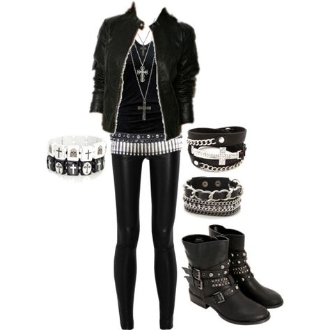 "Untitled #464" by bvb3666 on Polyvore Bullet Belt, Cute Emo Outfits, Outfit Boots, Rocker Outfit, Mode Punk, Stage Outfit, Estilo Rock, Biker Outfit, Cute Emo