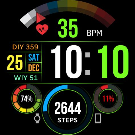 G7 Digital Base S32 the visual functionality of the digital watch face works for both circle / round and square watches dial formats. watch face available feature : weather info, bpm (Tap at 12 clocks), steps count, day in year (DIY), week in year (WIY), battery % watch phone. Best Watch Faces, Smart Watch Faces, Smart Watch Wallpaper, Weather Wallpaper, Square Watches, Digital Watch Face, Custom Watch Faces, Good Morning Coffee Images, Clock Faces