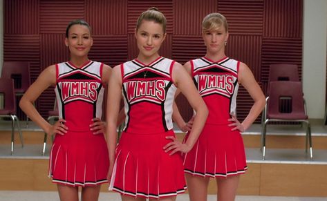 Brittany Glee, Glee Season 1, Cheerleading Coach, Unholy Trinity, Becca Tobin, Netflix Shows, Santana Lopez, Quinn Fabray, Halloween Costumes For 3