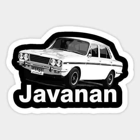 Iranian old car -- Choose from our vast selection of stickers to match with your favorite design to make the perfect customized sticker/decal. Perfect to put on water bottles, laptops, hard hats, and car windows. Everything from favorite TV show stickers to funny stickers. For men, women, boys, and girls. Logos, Iphone Case Stickers, Old Car, New Sticker, Case Stickers, Hard Hats, Old Cars, Chevrolet Logo, Funny Stickers